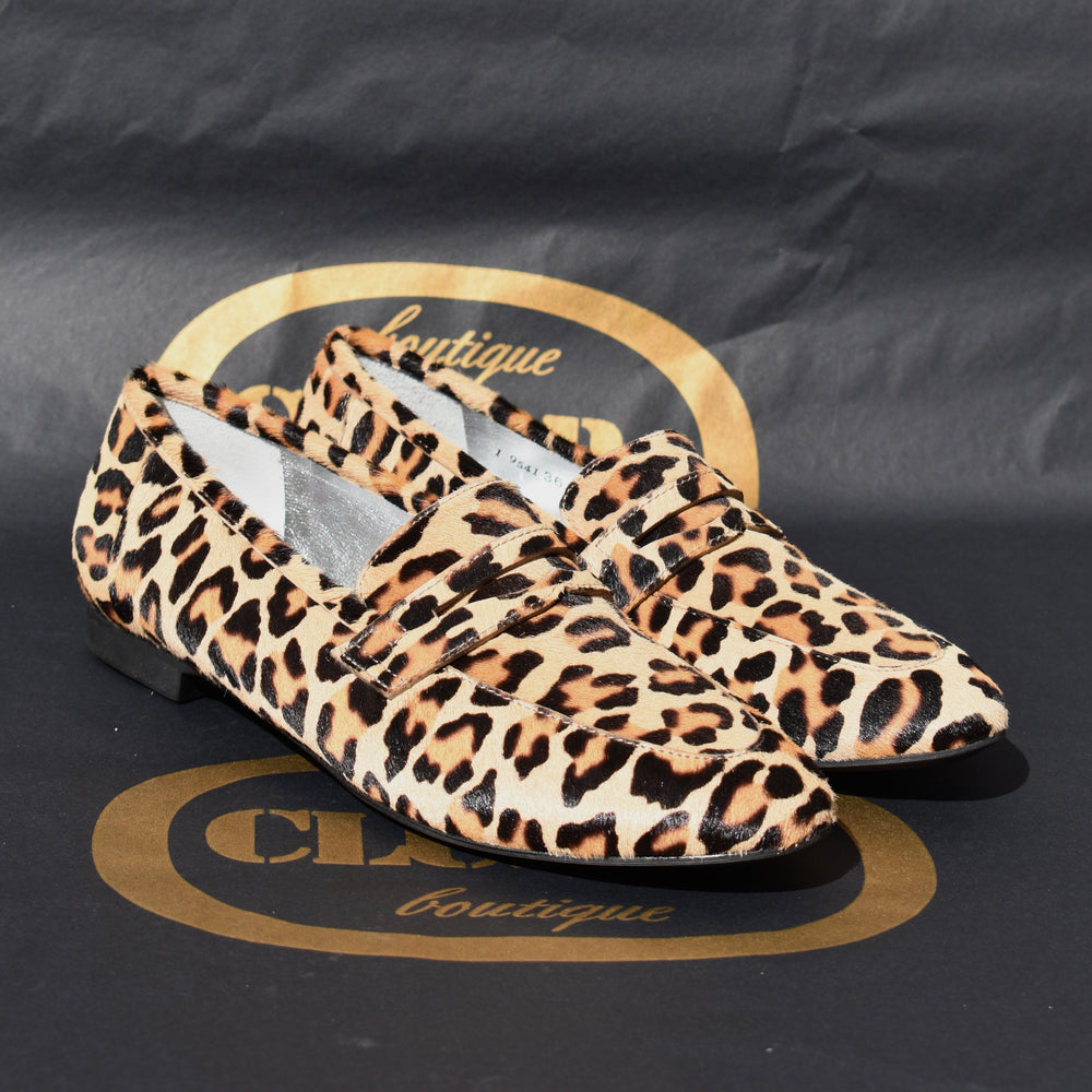 Loafers med Leopard Print fra Free Lance